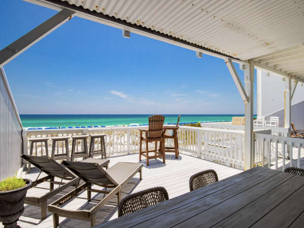 Oceanfront Townhome in Destins Gated Gulf Front South Bay Community